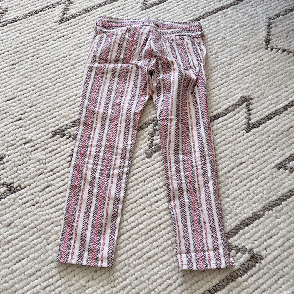 Isabel Marant Etoile Multicolor Chevron Pants Sz … - image 4